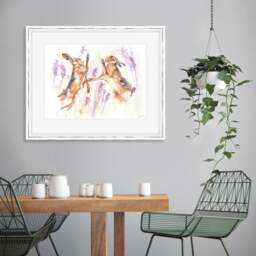 The Art Group Spring Hares Framed Print - thumbnail 1
