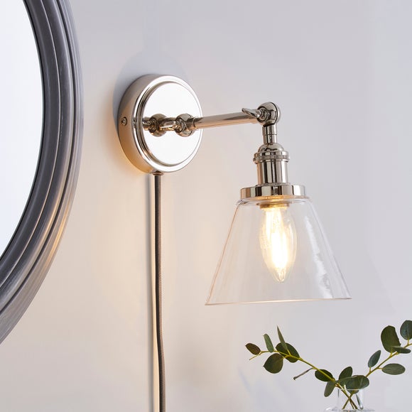 Purity Nickson Plug In Wall Light - image 1