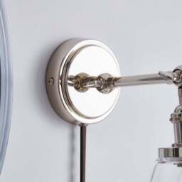 Dorma Purity Nickson Plug In Wall Light - thumbnail 4