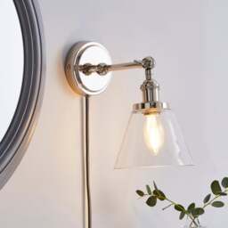 Dorma Purity Nickson Plug In Wall Light - thumbnail 1