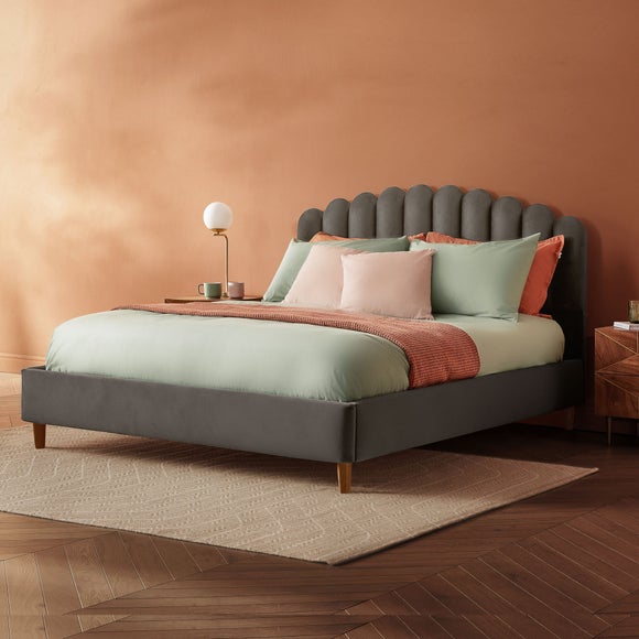 Silentnight Oriana Bed Frame, Velvet - image 1