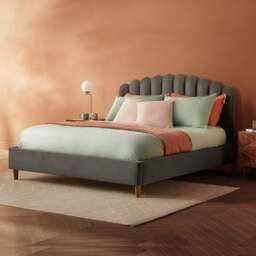 Silentnight Oriana Bed Frame, Velvet - thumbnail 1