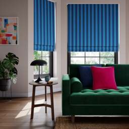 Elements Stripe 100% Cotton Made to Measure Roman Blind - thumbnail 1
