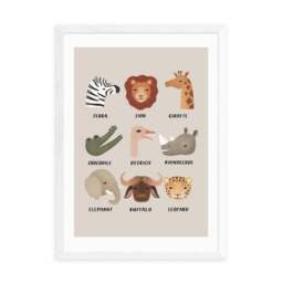 East End Prints Animal Safari In Stone Print by Kid of the Village - thumbnail 2