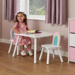Liberty House Kids Unicorn Table And Two Chair Set - thumbnail 2