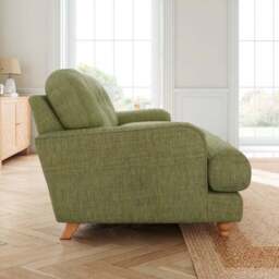 Martha Faux Linen 2 Seater Sofa - thumbnail 2