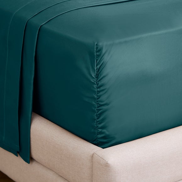 Dorma 800 Thread Count 100% Cotton Sateen Fitted Sheet - image 1