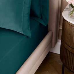 Dorma 800 Thread Count 100% Cotton Sateen Fitted Sheet - thumbnail 2