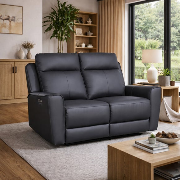 Aspire Elmhurst Leather Power 2 Seater Recliner Sofa - image 1