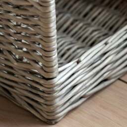 Cedar & Sage Set of 2 Corte Log Baskets - thumbnail 2