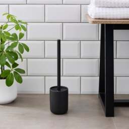 Matte Black Toilet Brush - thumbnail 1