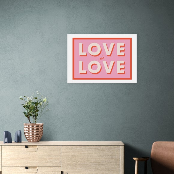 East End Prints Love Is Love Print by Studio Eleni - image 1