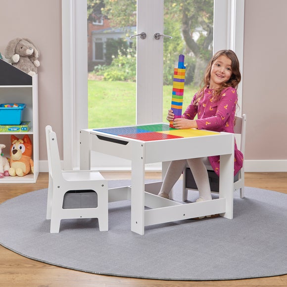 Liberty House Kids Wooden Activity Table Set With Two Storage Boxes - image 1