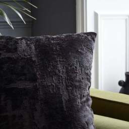Distressed Velvet Texture Square Cushion - thumbnail 2