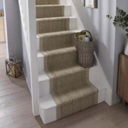 Sisal Border Stair Runner - thumbnail 1