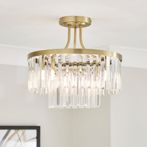 Audra 3 Light Semi Flush Ceiling Light - image 1