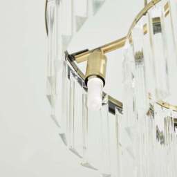 Audra 3 Light Semi Flush Ceiling Light - thumbnail 3