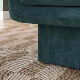 Jude Chenille Upholstered Cube Armchair - thumbnail 5