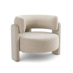 Hailey Chunky Tonal Boucle Accent Chair - thumbnail 5