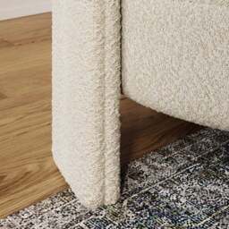 Hailey Chunky Tonal Boucle Accent Chair - thumbnail 4