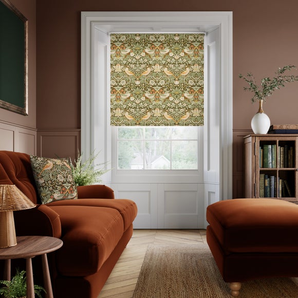 William Morris at Home Strawberry Thief Daylight Made to Measure Roller Blind - image 1