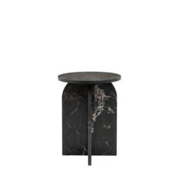 Amora Solid Marble Side Table - thumbnail 4