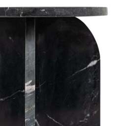 Amora Solid Marble Side Table - thumbnail 6