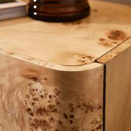 Seana 2 Door Bedside Table - thumbnail 4