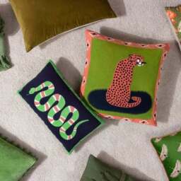 Furn. Coral Snake Cotton Rectangle Cushion - thumbnail 6