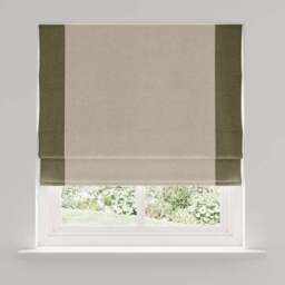 Luna Bordered Easy Chain Blackout Roman Blind - thumbnail 3