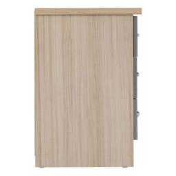 Nevada 3 Drawer Bedside Table - thumbnail 6