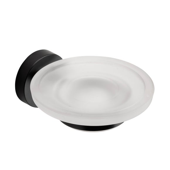 Epsom Flexi-FixTM Matt Black Soap Dish & Holder - image 1