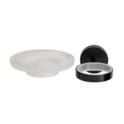 Epsom Flexi-FixTM Matt Black Soap Dish & Holder - thumbnail 4