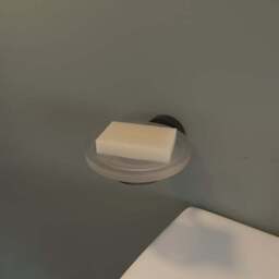 Epsom Flexi-FixTM Matt Black Soap Dish & Holder - thumbnail 6