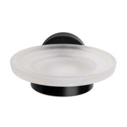 Epsom Flexi-FixTM Matt Black Soap Dish & Holder - thumbnail 2