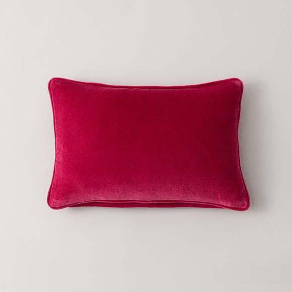 Clara Cotton Velvet Rectangle Cushion - image 1