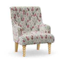 Arianna Tulip Print Occasional Armchair - thumbnail 6