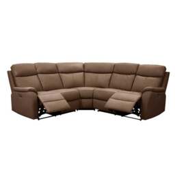 Aspire Kingsmere Leather Power Recliner 5 Seater Corner Sofa - thumbnail 2