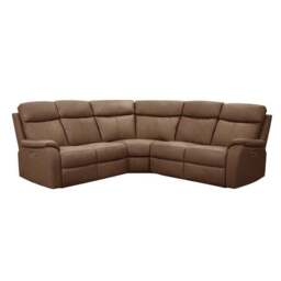 Aspire Kingsmere Leather Power Recliner 5 Seater Corner Sofa - thumbnail 5