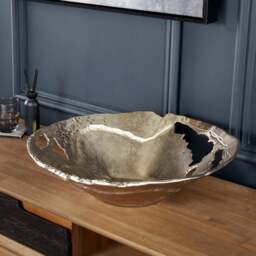 Cast Metal Decorative Bowl - thumbnail 1