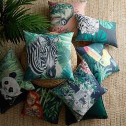 Sloth Jungle Print Cushion - thumbnail 6