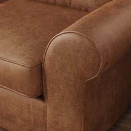 Flori Arizona Faux Leather Corner Sofa - thumbnail 5