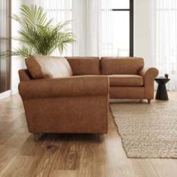 Flori Arizona Faux Leather Corner Sofa - thumbnail 2