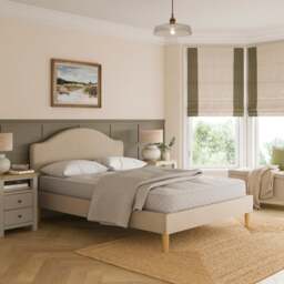 Maylee Textured Bed Frame - thumbnail 1
