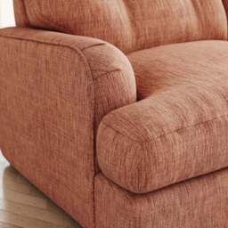 Martha 2 Seater Double Sofa Bed, Slub Faux Linen - thumbnail 4