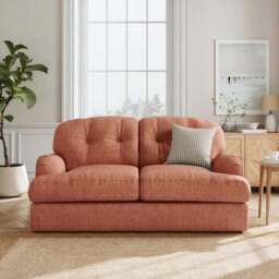 Martha 2 Seater Double Sofa Bed, Slub Faux Linen - thumbnail 5