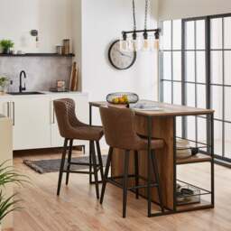 Fulton 2 Seater Rectangular Bar Table - thumbnail 1