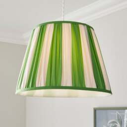 Pride & Joy Green Stripe Lamp Shade - thumbnail 1