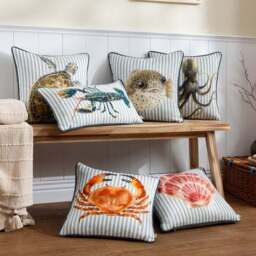 Evans Lichfield Salcombe Octopus Square Cushion - thumbnail 6
