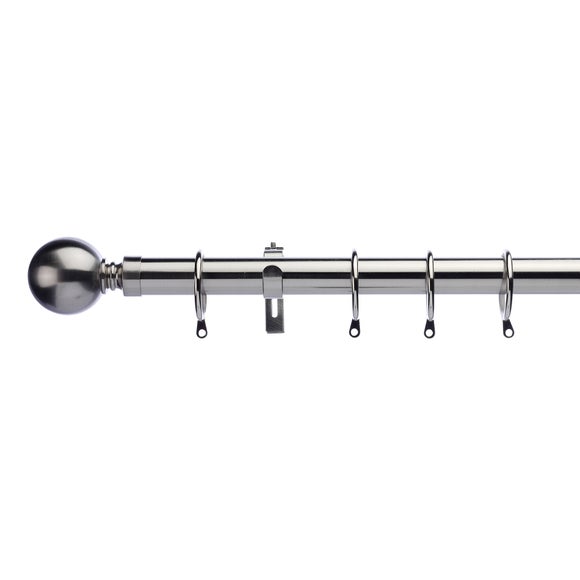 Ashton Fixed Metal Eyelet Curtain Pole - image 1